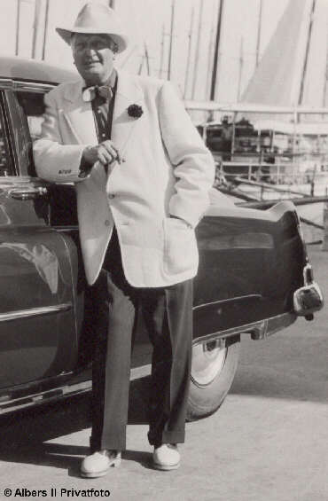 Mit diesem Cadillac lie sich Hans Albers von 1951 bis zu seinem Tod 1960 von seinem Tutzinger Fahrer Paul Schraml chauffieren.