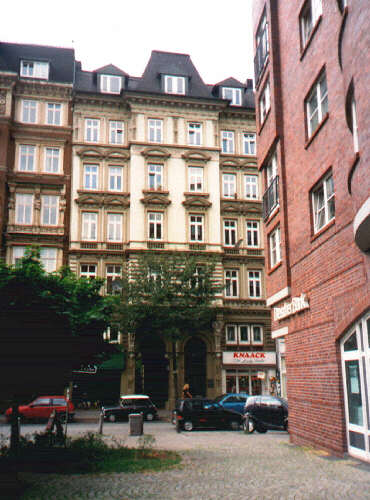 Hans-Albers-Geburtshaus, Hamburg-St.Georg, Lange Reihe 71, Gesamtansicht