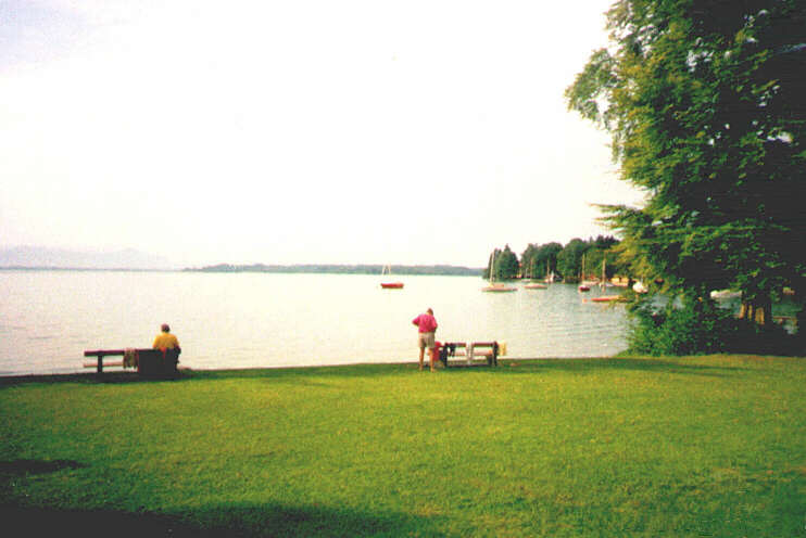 Liegewiese Freibad Garatshausen (August 2000)