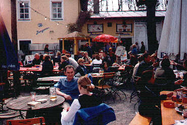 Tutzinger Biergarten (Ostern 2003)