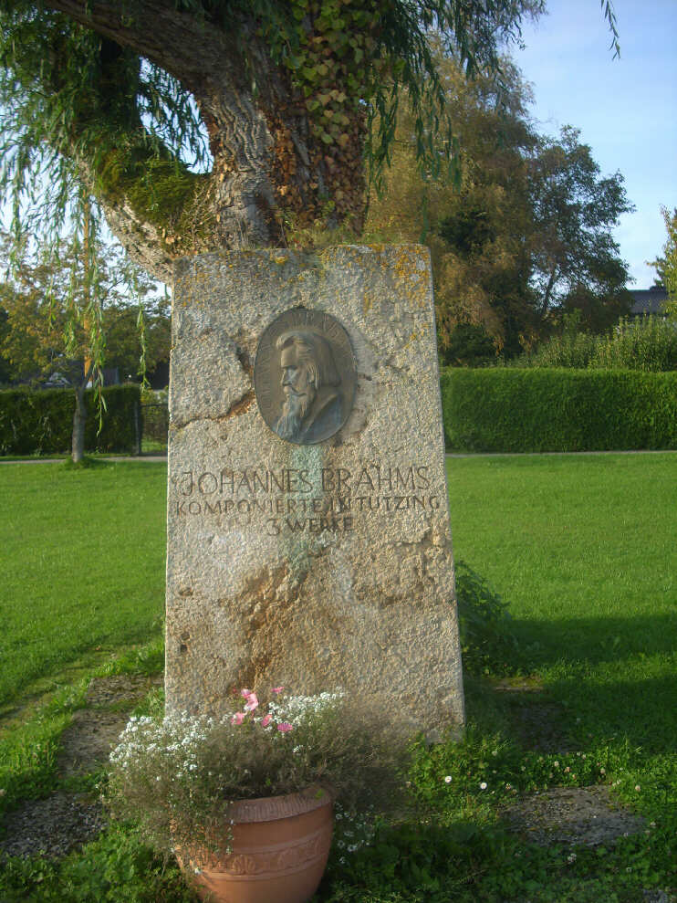 Johannis Brahms - Gedenkstein (Oktober 2014)