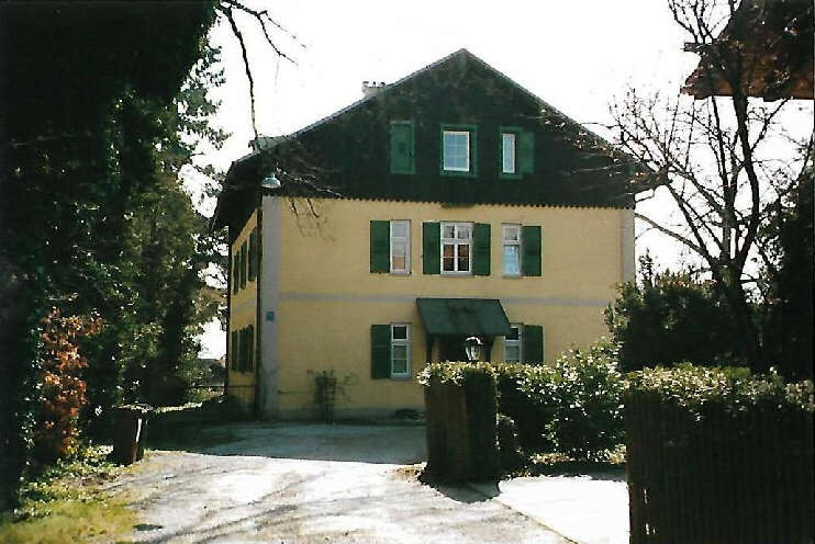 Brahms-Haus in Tutzing, unweit der Brahmspromenade  (Ostern 2004)