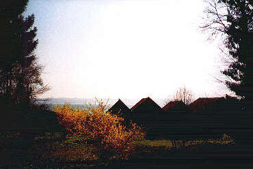 Blick vom Brahms-Haus auf den Starnberger See (Ostern 2004)