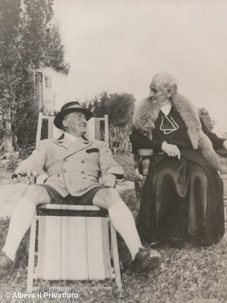 Hans Albers und seine Mutter. Das Foto stellte freundlicherweise Hans Albers II zur Verfügung.
